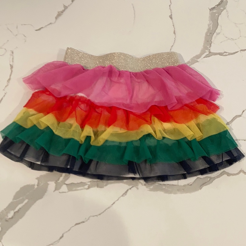 Hanna Anderson Tutu Skirt, Rainbow, 3T
